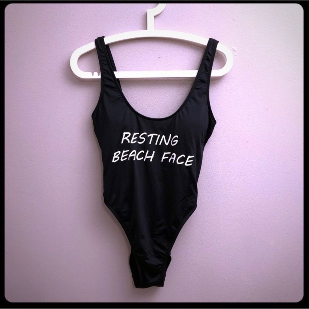 The Bikini Lab- Black Resting Beach Face - image 3